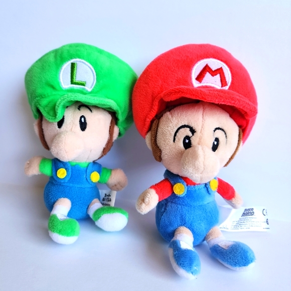 Toys Super Mario Baby Mario And Luigi Plush Set Poshmark